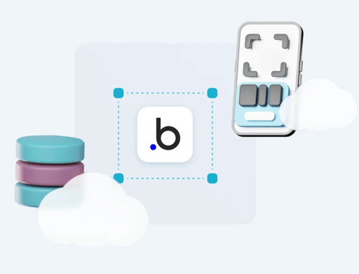 creative mockup of Bubble.io features