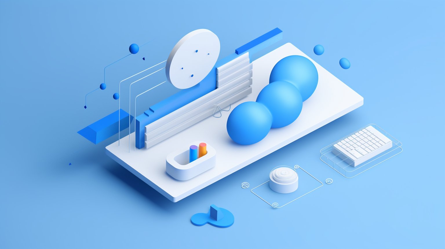 Illustration of a CRM system built with no-code tools