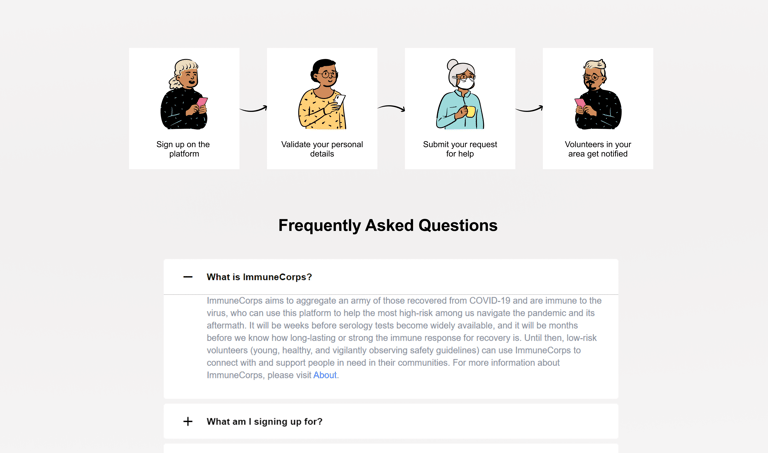 ImmuneCorps how it works and FAQ