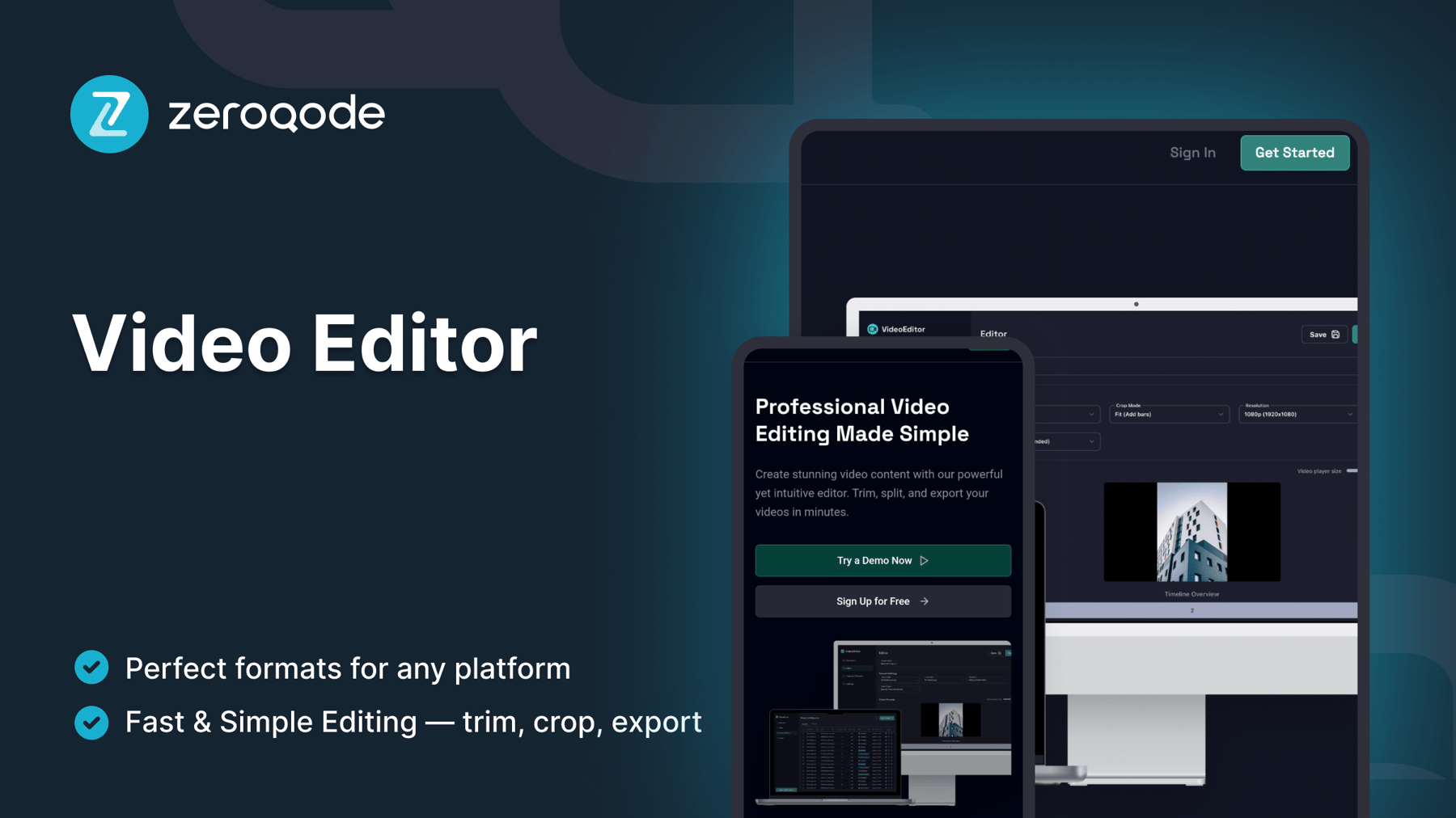 Video Editor preview
