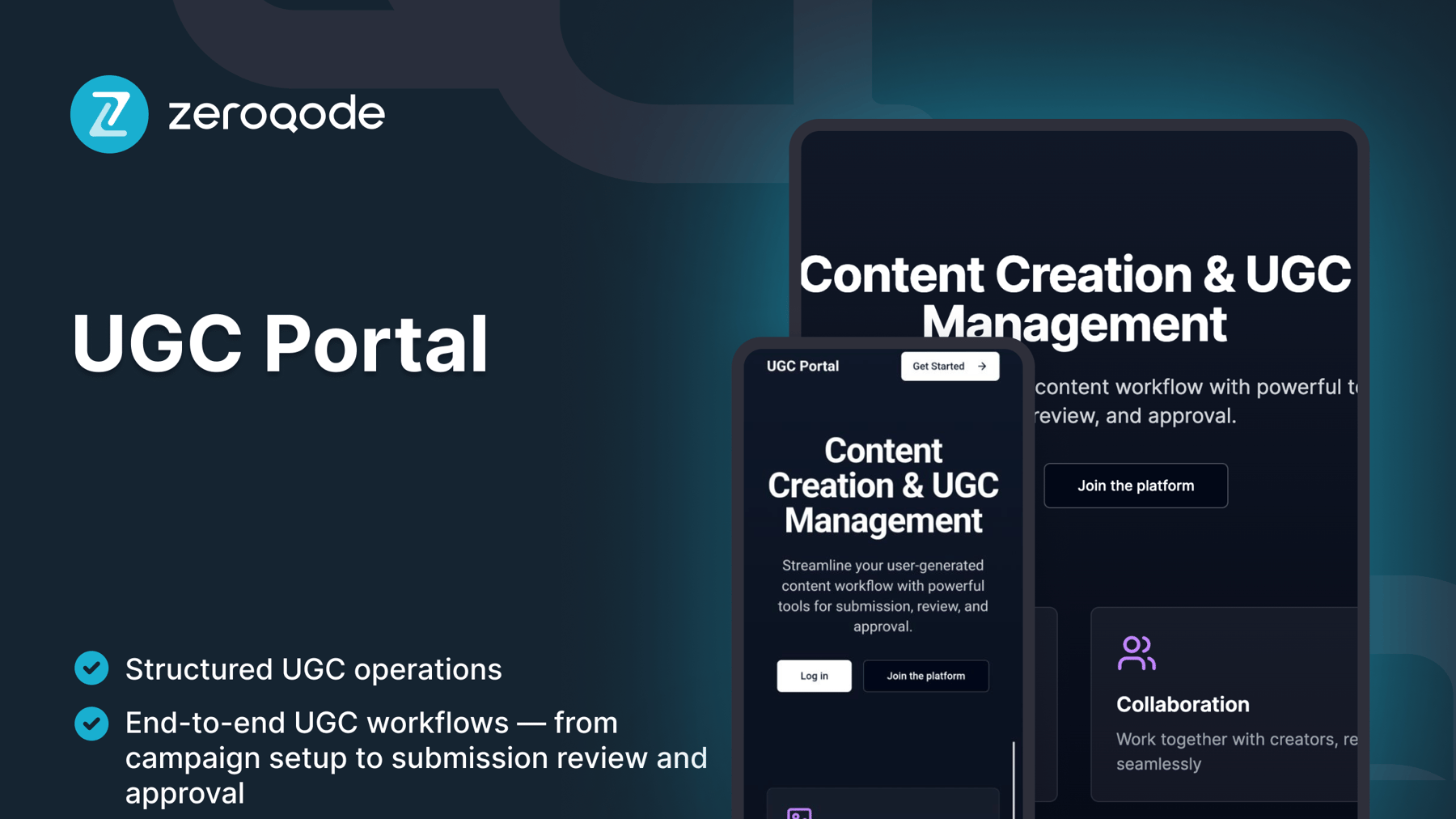 UGC Portal preview