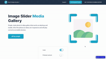 Image Slider / Media Gallery Plugin for Bubble | Zeroqode