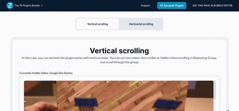 Repeating Group Visibility Detector Plugin | Bubble