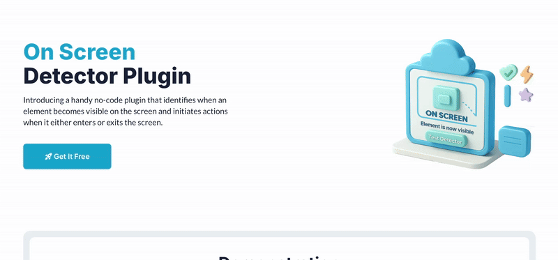 On Screen Detector Plugin | Bubble